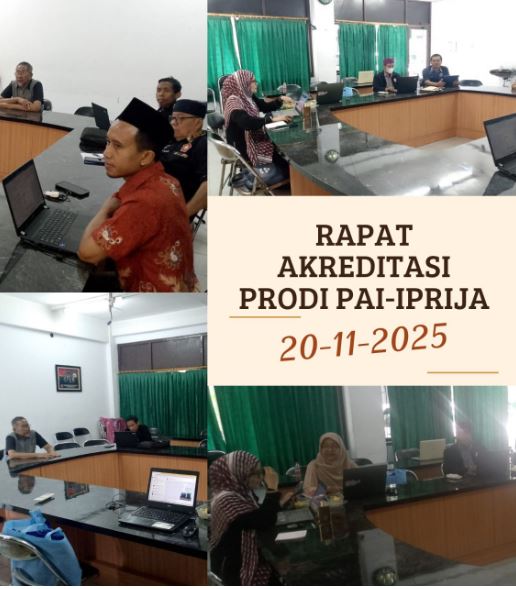 Penyelesaian Borang Akreditasi Program Studi Pendidikan Agama Islam (PAI)
