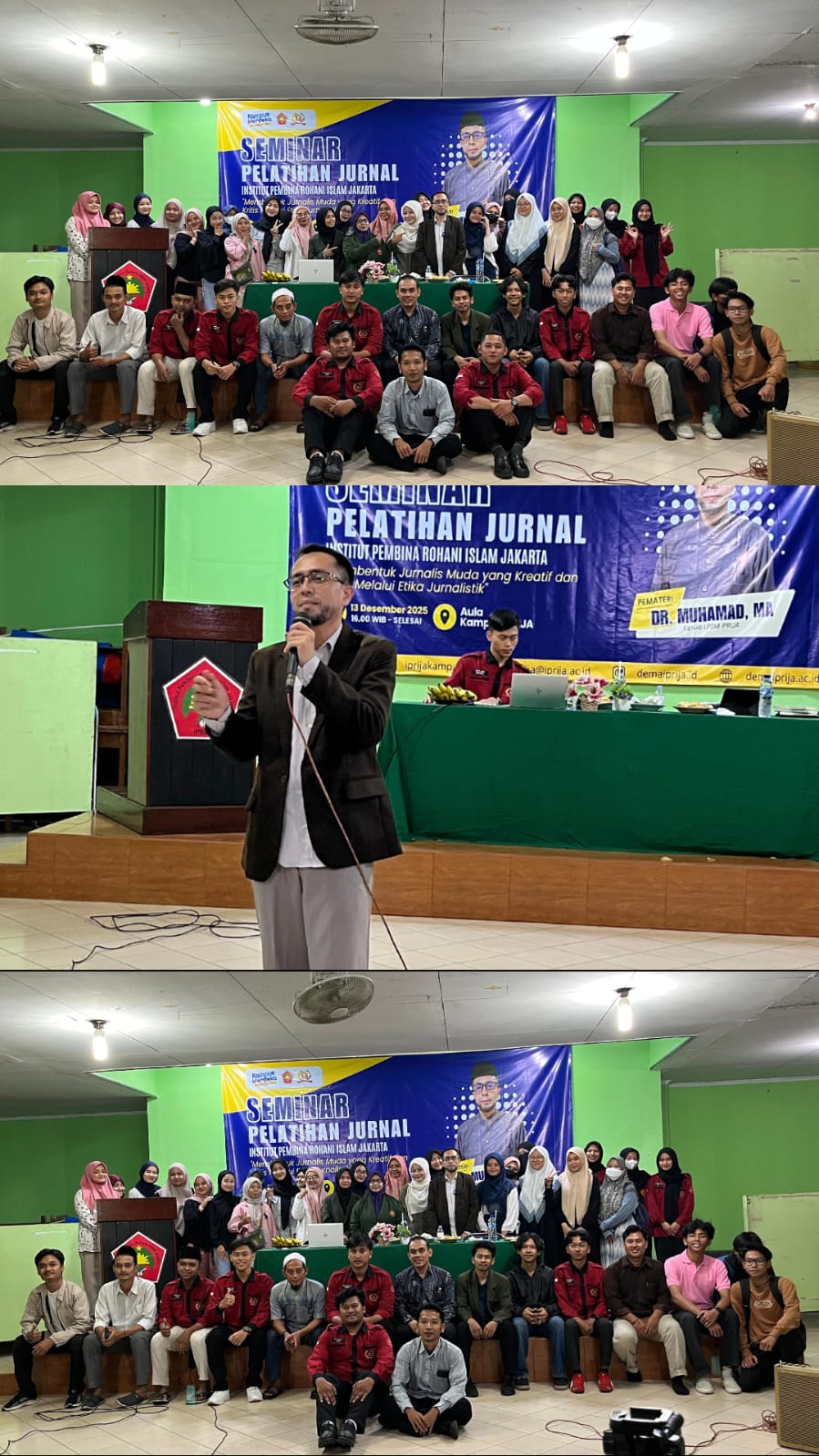 DEMA IPRIJA Gelar Pelatihan Jurnalistik Bentuk Jurnalis Muda Kreatif, Kritis Melalui Etika Jurnalistik