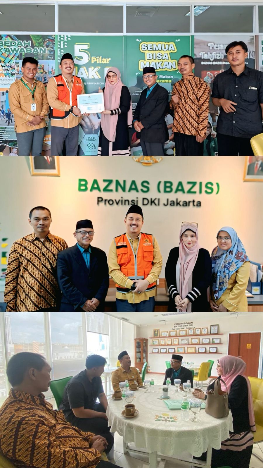 Penyerahan Donasi dari IPRIJA ke Baznas Bazis DKI Jakarta untuk Korban Bencana di Aceh, Sumut, dan Sumbar